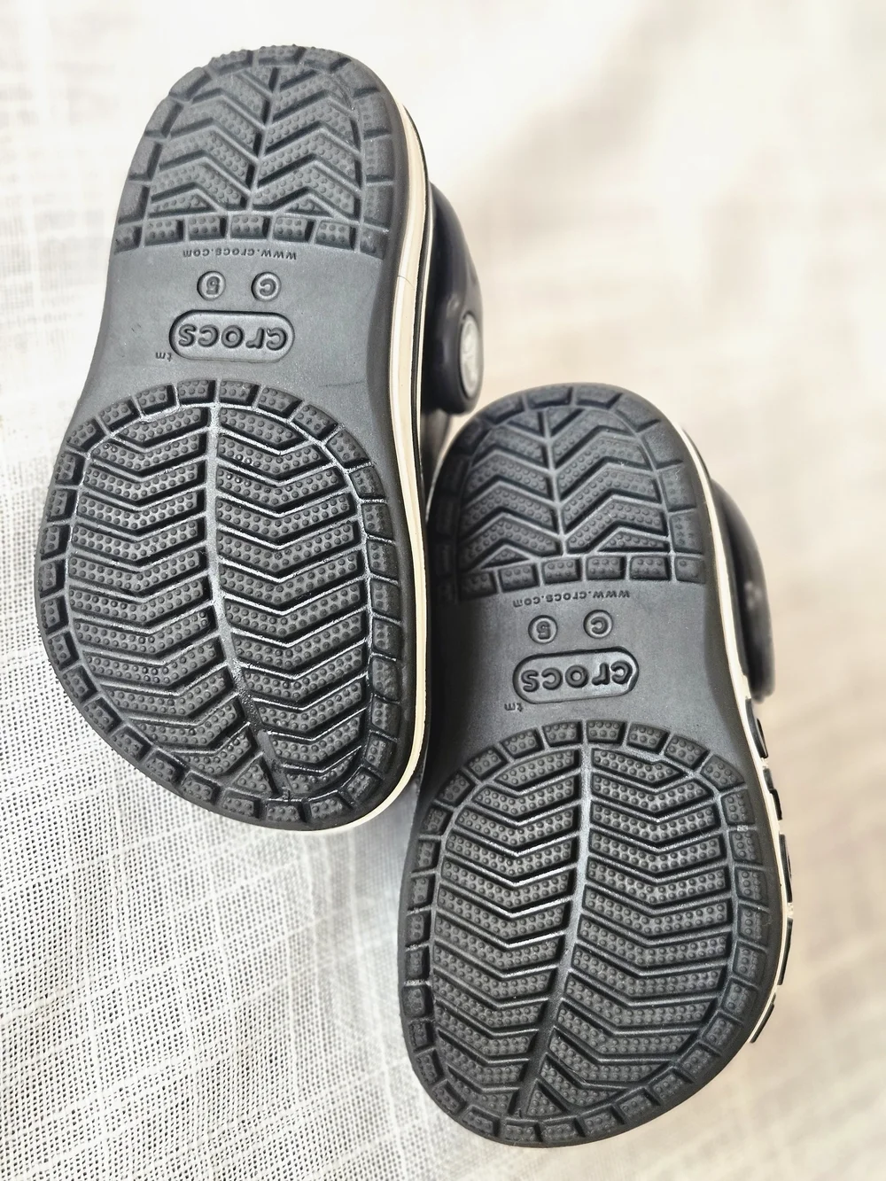 Crocs Toddler Bayaband Clogs - Black/White - Size 5C - Picture 6 of 8